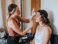 day of wedding preparations